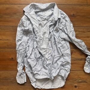 Peau De Loup Long Sleeve Button Down (Size 6)